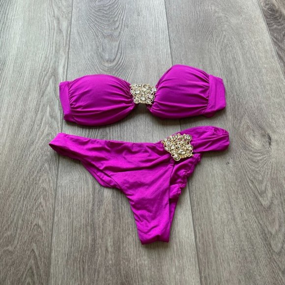 Beach Bunny Swim Beach Bunny Swimwear Purple Jeweled Bikini Poshmark